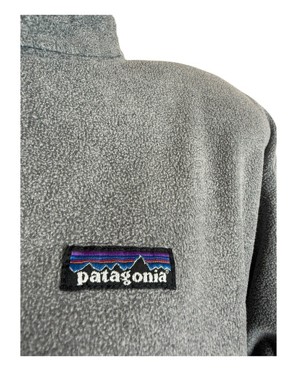 Patagonia Fleece Jacke grau Größe L