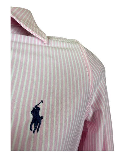 Polo Ralph Lauren Bluse rosa weiß gestreift Größe M
