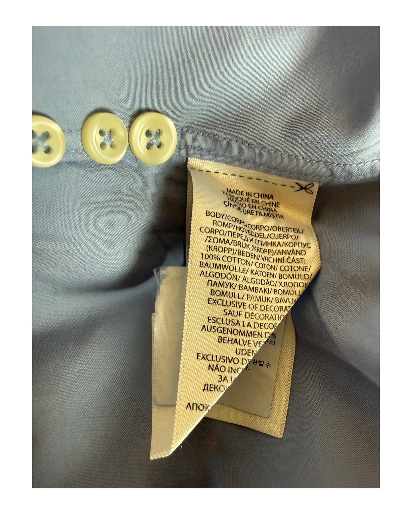 Polo Ralph Lauren Hemd hellblau Größe M