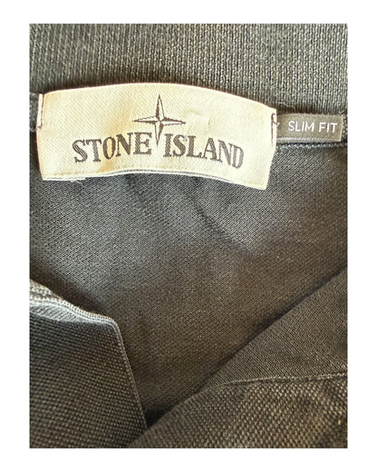 Stone Island Poloshirt schwarz Größe M