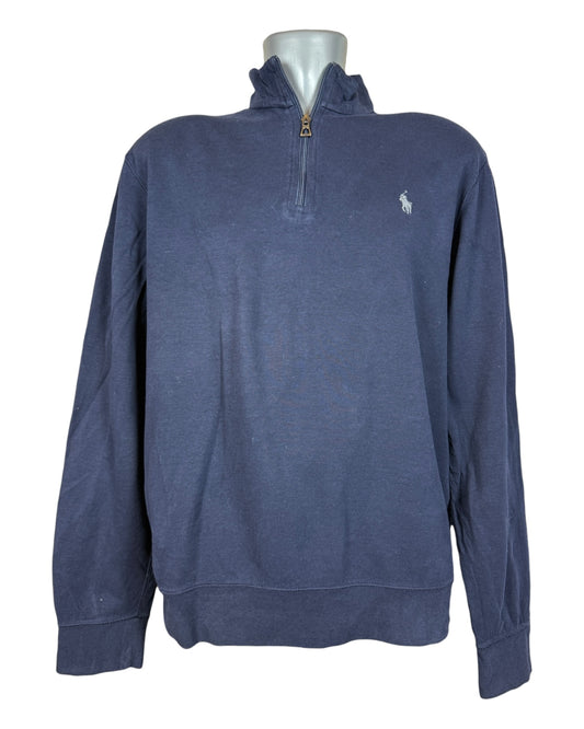 Polo Ralph Lauren Half Zip Pullover marineblau Größe M