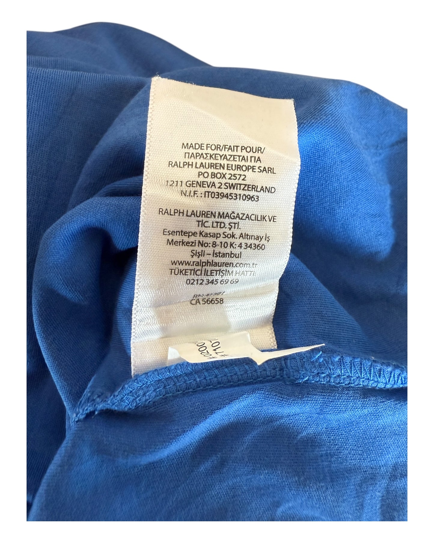 Polo Ralph Lauren Poloshirt blau Größe L