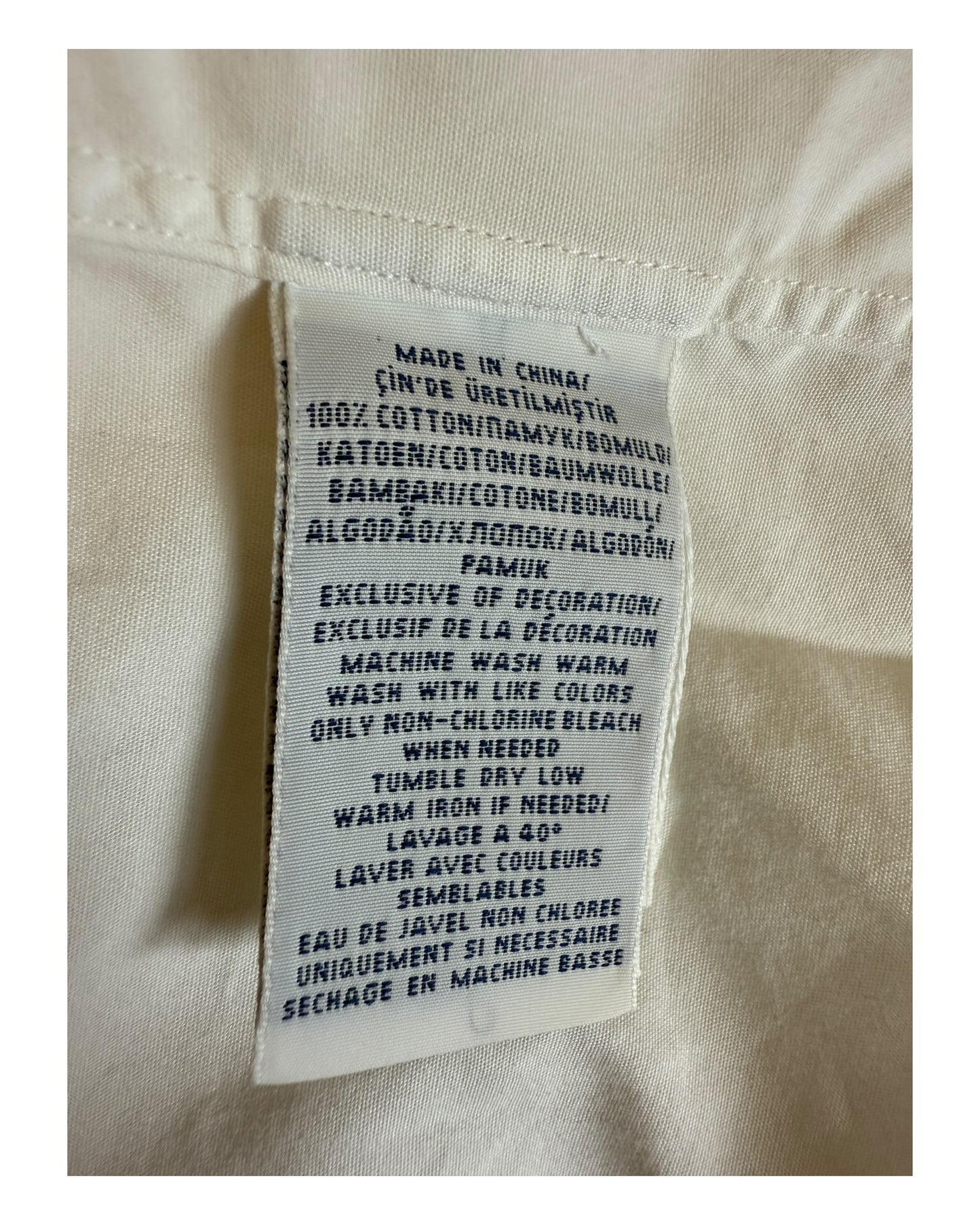 Polo Ralph Lauren Hemd weiß Größe L