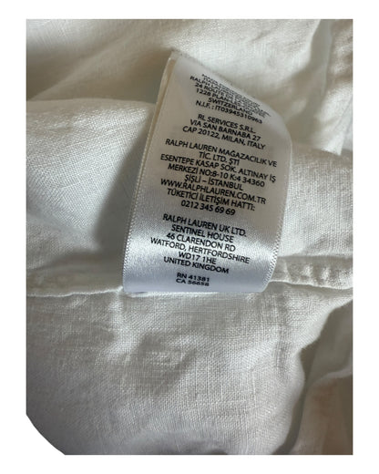 Polo Ralph Lauren Leinenhemd weiß Größe L