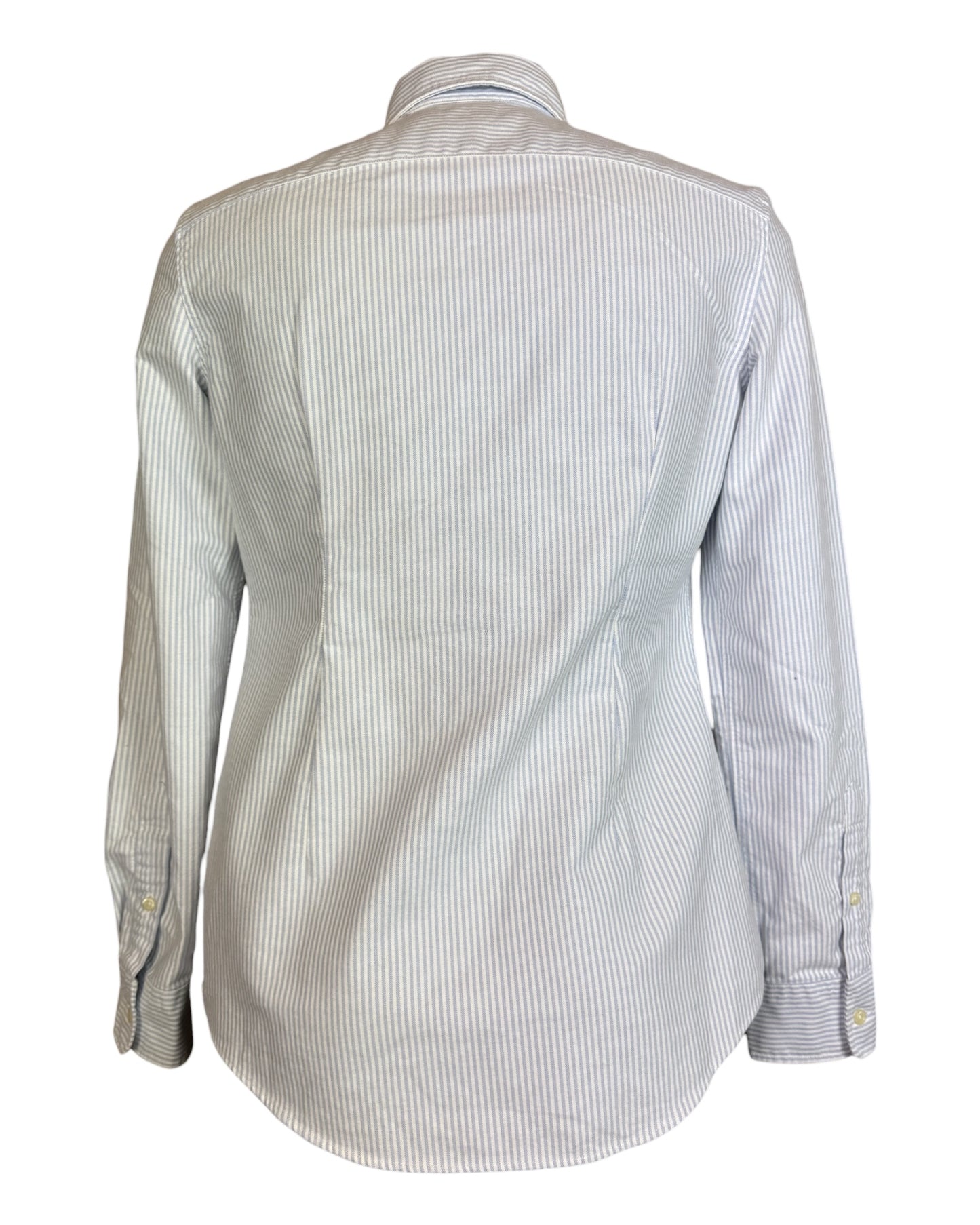 Polo Ralph Lauren Oxford Bluse hellblau weiß gestreift Größe S