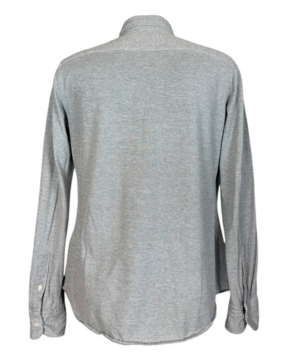 Polo Ralph Lauren Knit Oxford Bluse grau Größe L