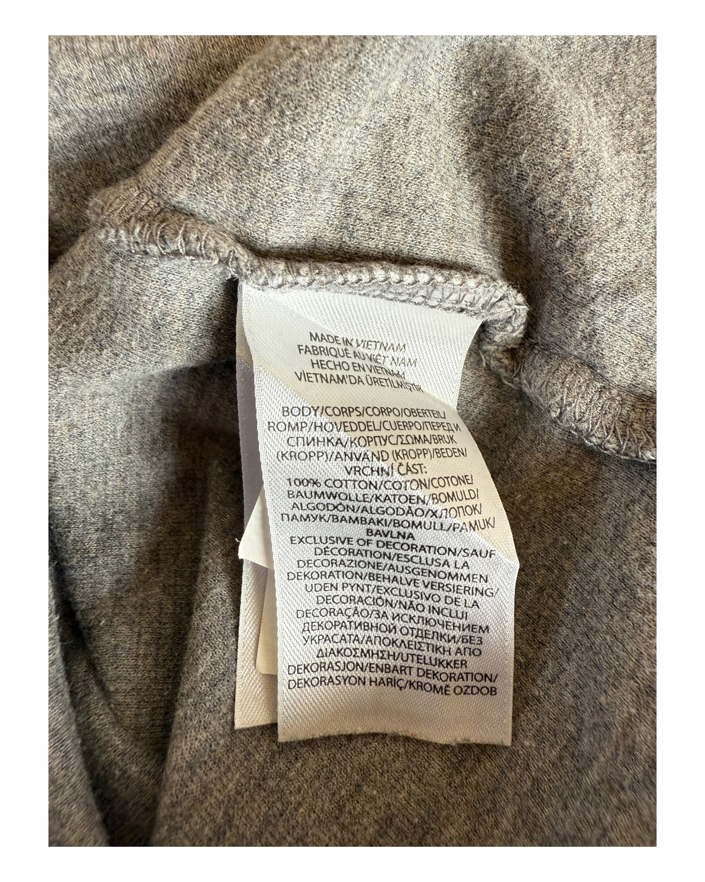 Polo Ralph Lauren Half Zip Pullover grau Größe L