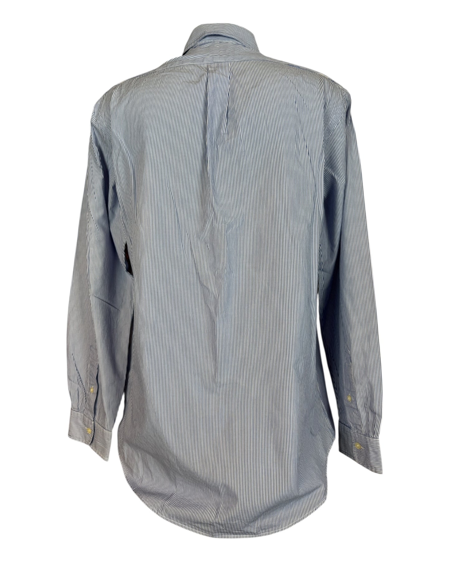 Polo Ralph Lauren Hemd blau weiß gestreift Größe L