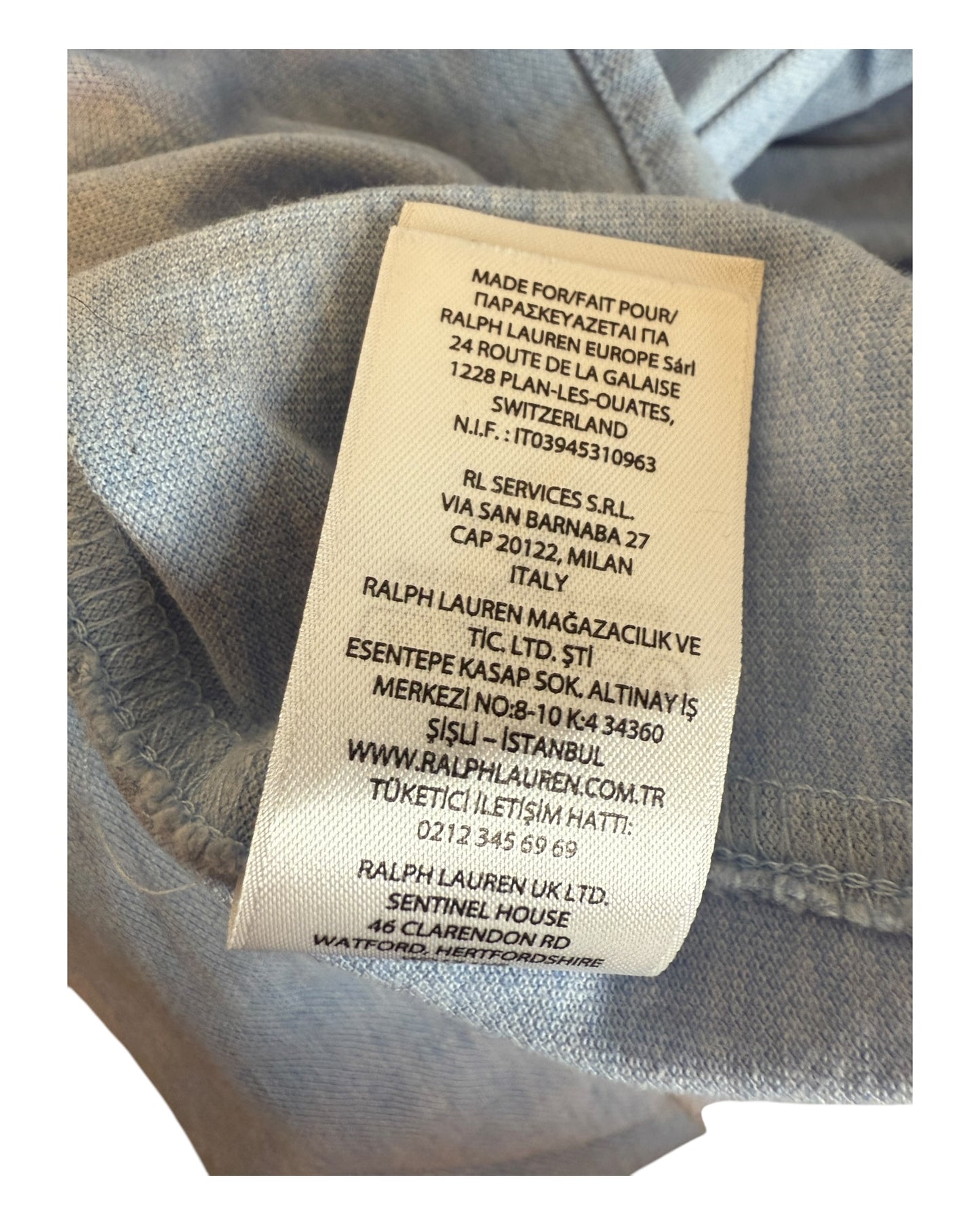 Polo Ralph Lauren Hemd hellblau Größe L