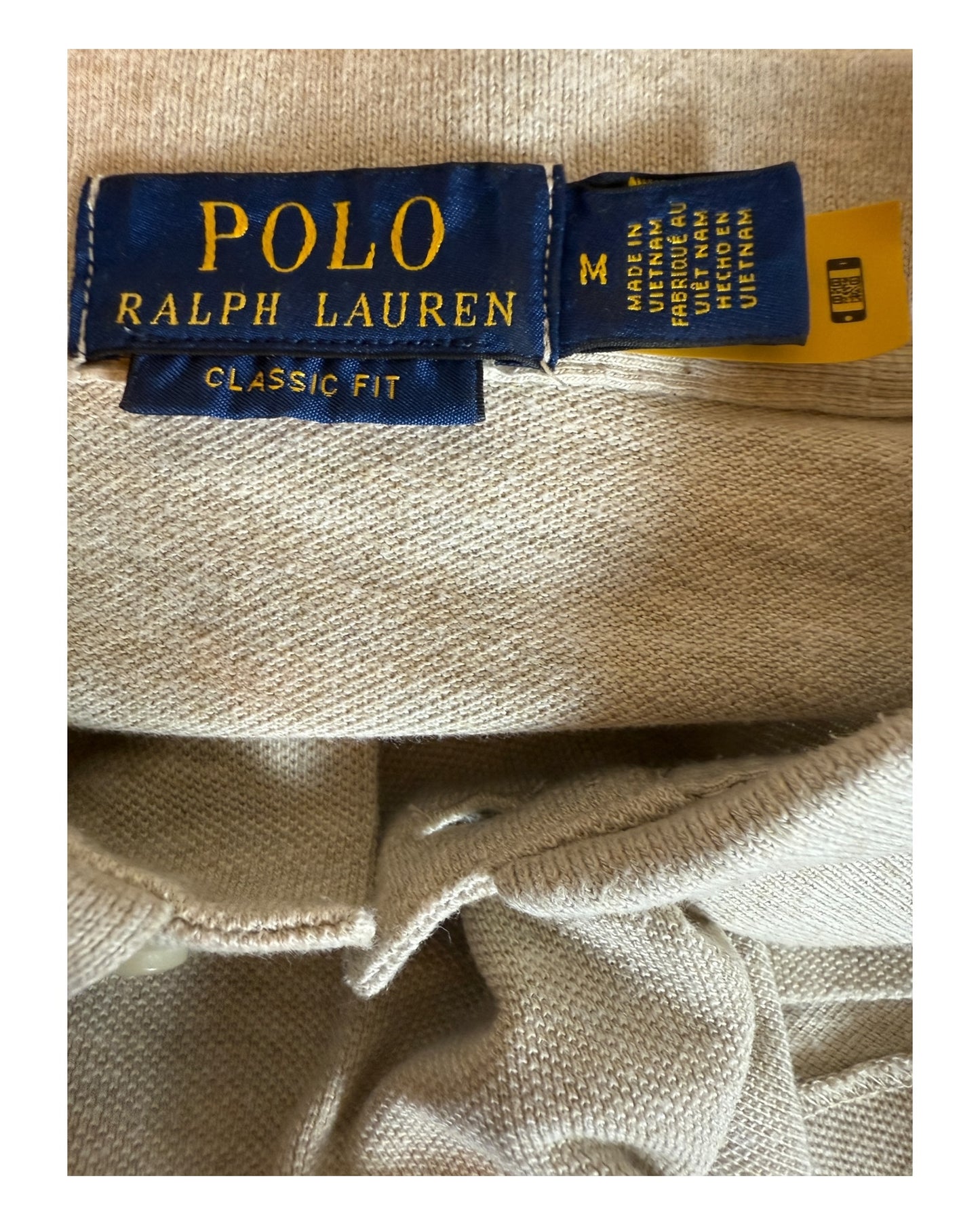 Polo Ralph Lauren Poloshirt beige Größe M