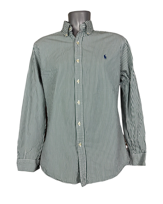 Polo Ralph Lauren Hemd grün weiß gestreift Größe M