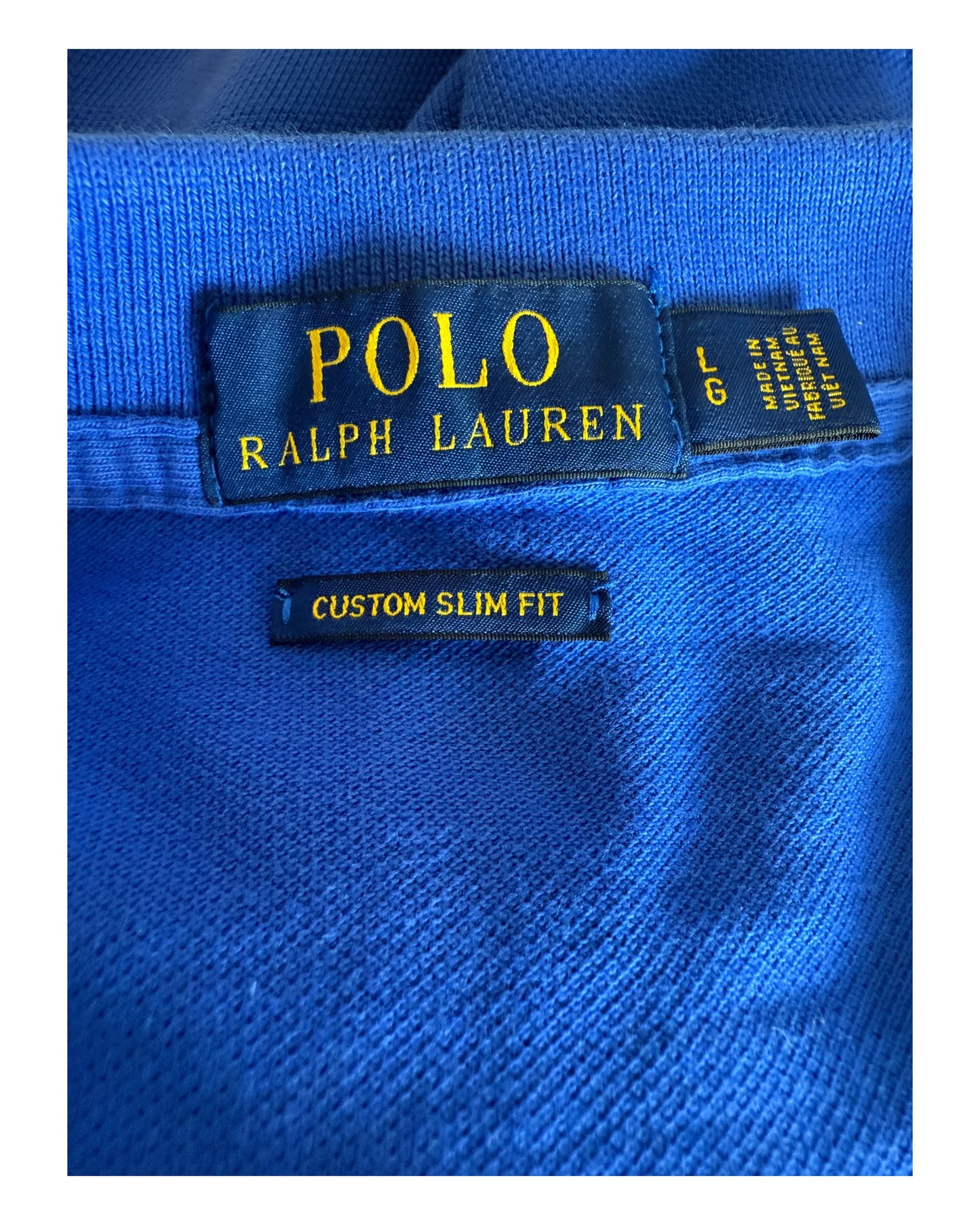 Polo Ralph Lauren Poloshirt blau Größe L