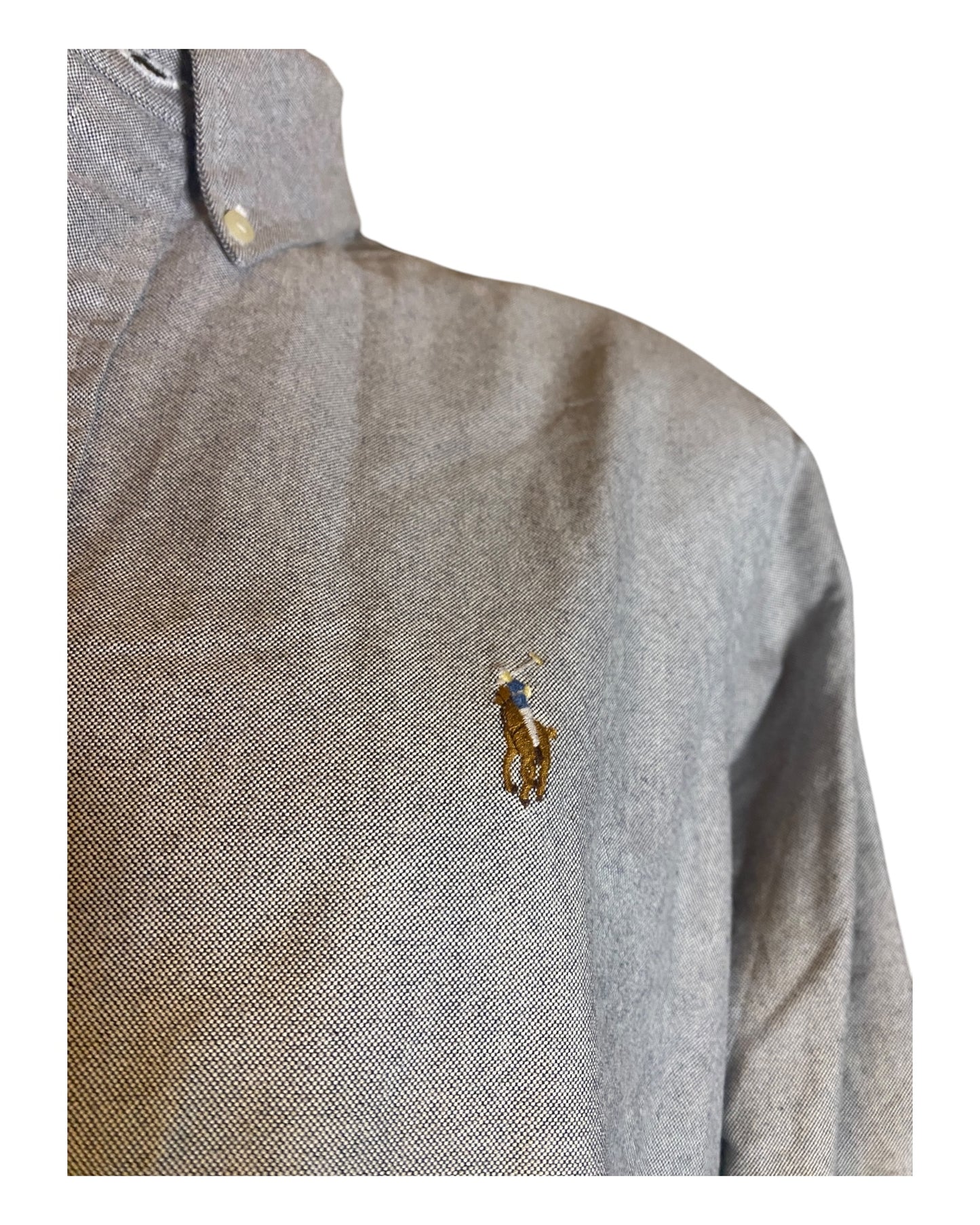 Polo Ralph Lauren Oxfordhemd grau Größe M