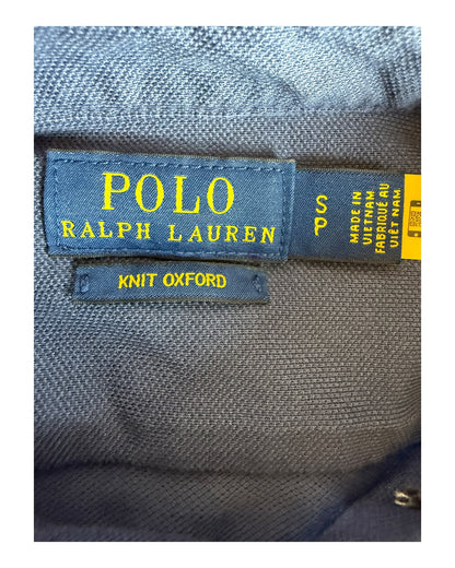 Polo Ralph Lauren Oxford Knit Bluse marineblau Größe S