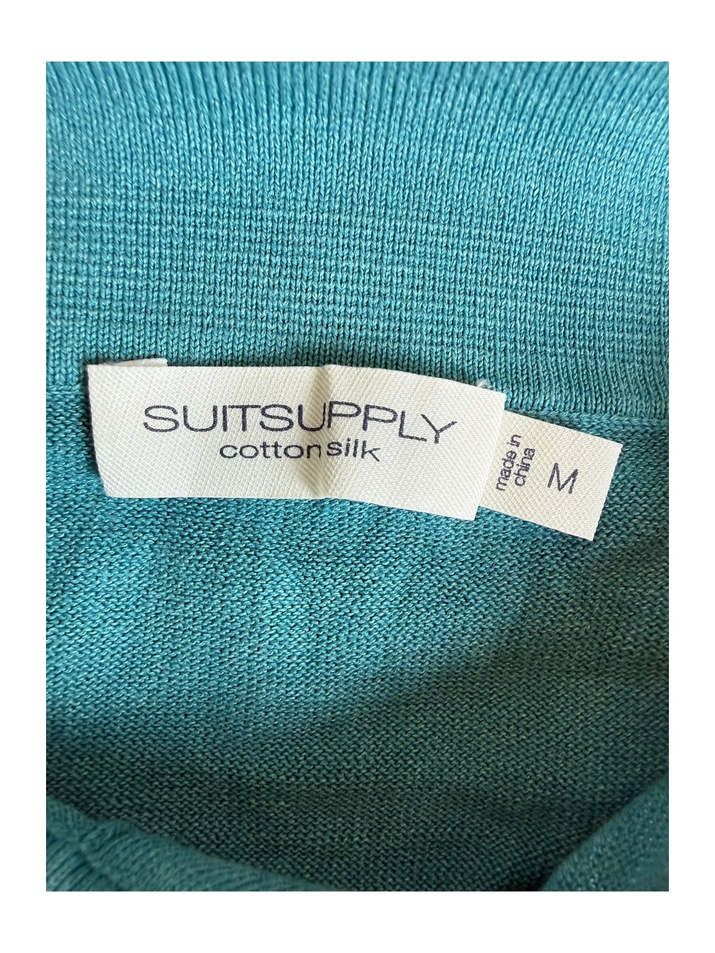 Suit Supply Poloshirt grün Größe M