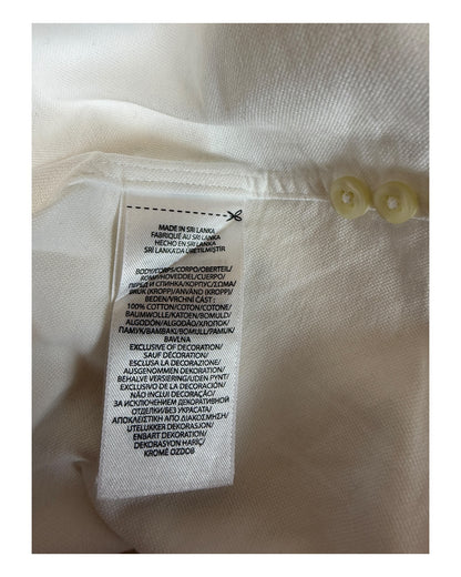 Polo Ralph Lauren Oxford Bluse weiß Größe M