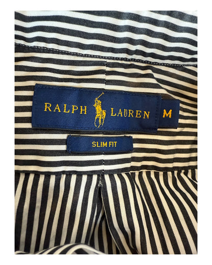 Polo Ralph Lauren Hemd schwarz weiß gestreift Größe M