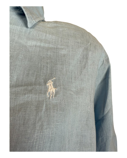Polo Ralph Lauren Leinenhemd hellblau Größe L