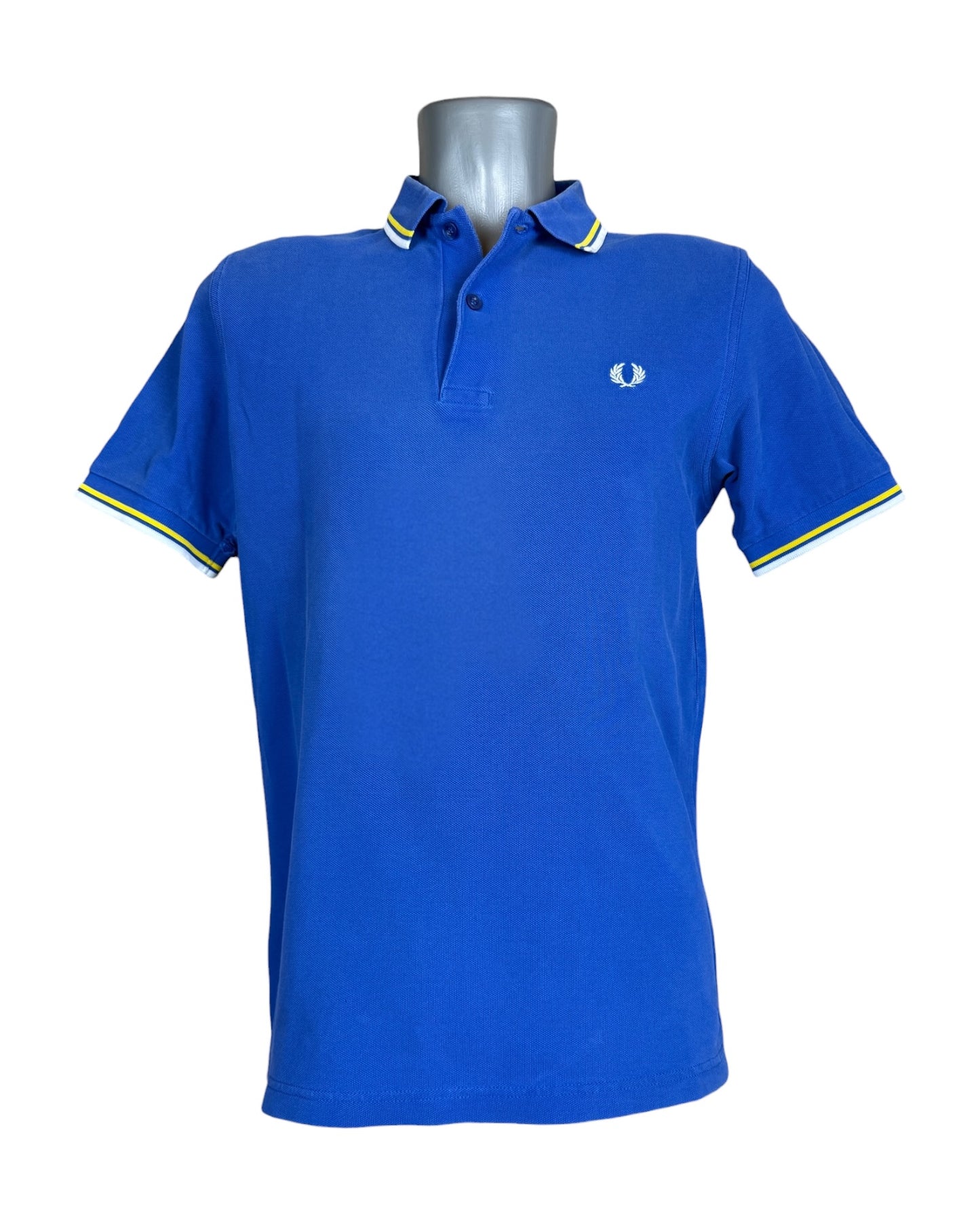 Fred Perry Poloshirt blau Größe M