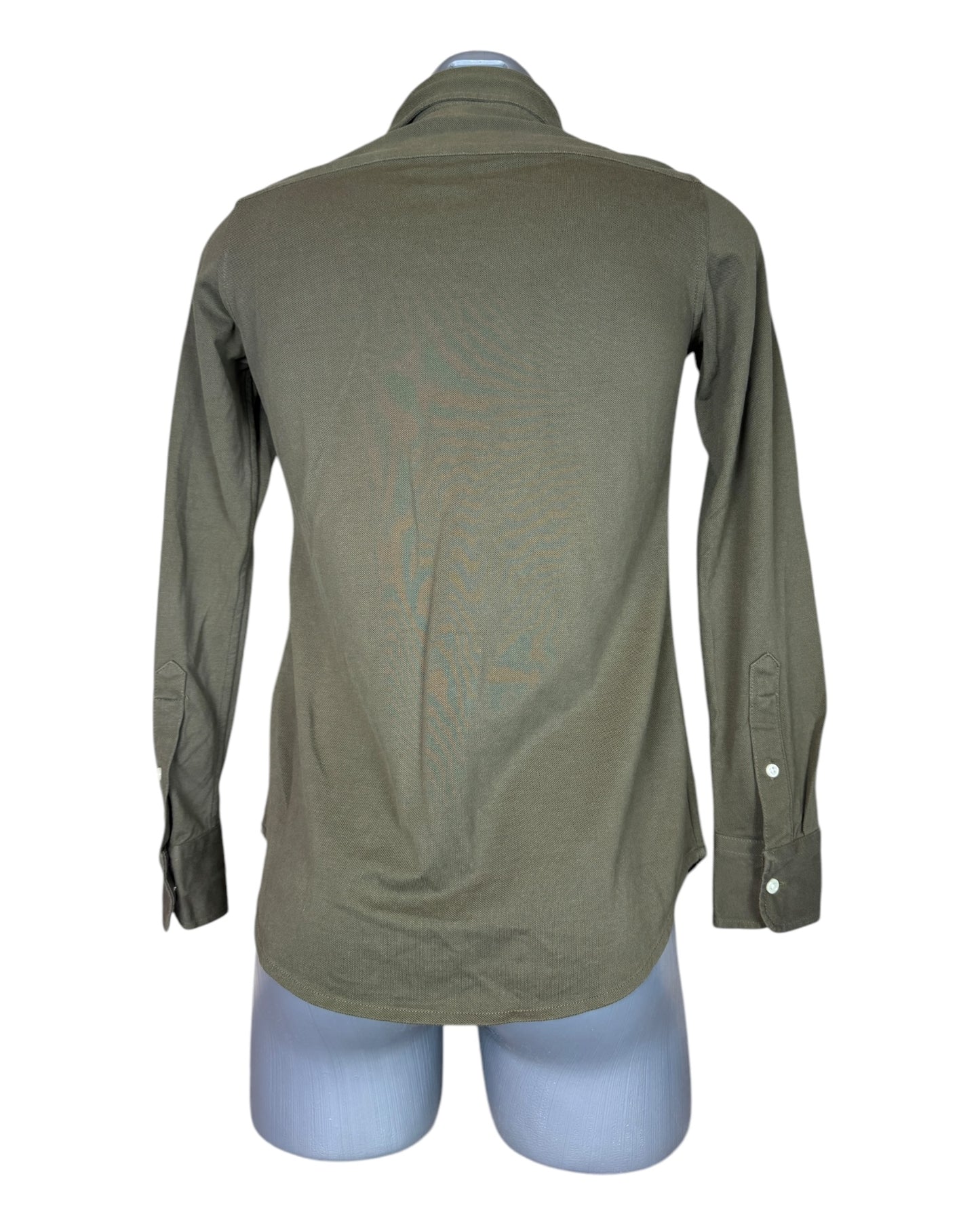 Polo Ralph Lauren Knit Oxfordhemd Bluse khaki Größe M