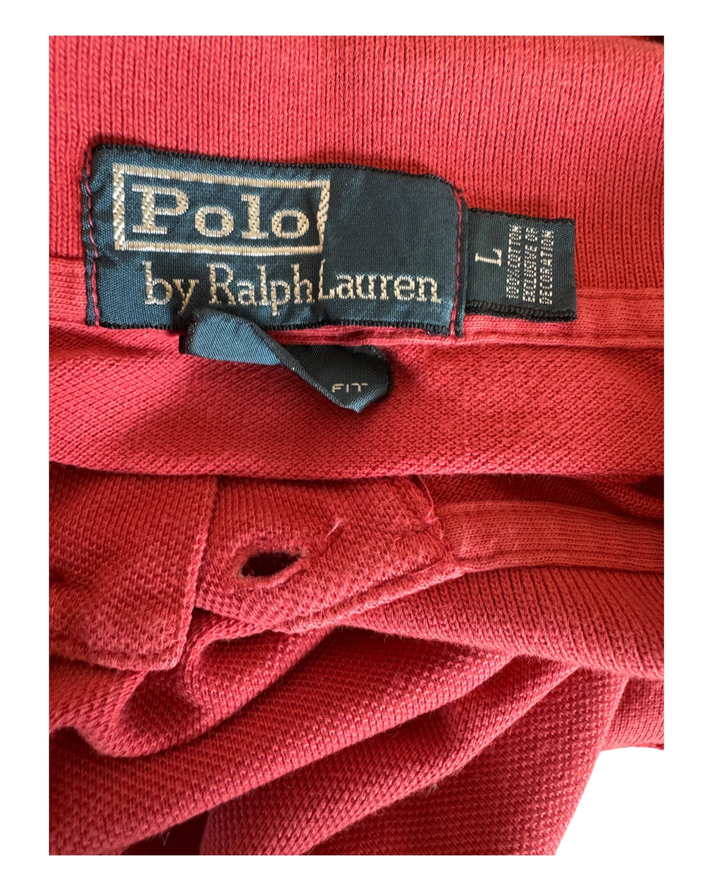 Polo by Ralph Lauren polo shirt red size L