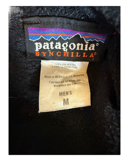 Patagonia Fleece Weste schwarz Größe M