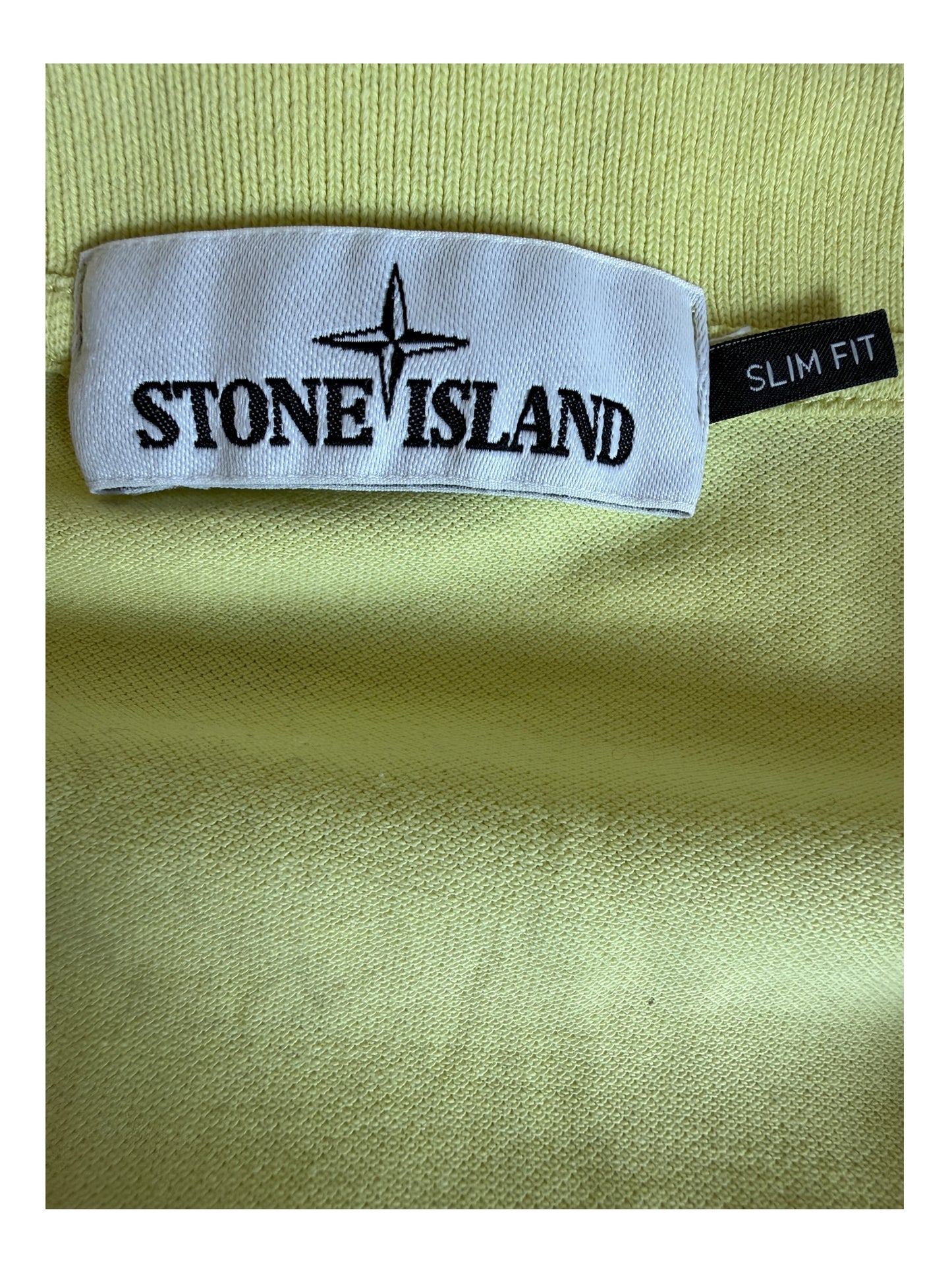 Stone Island Poloshirt gelb Größe L