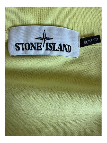 Stone Island Poloshirt gelb Größe L