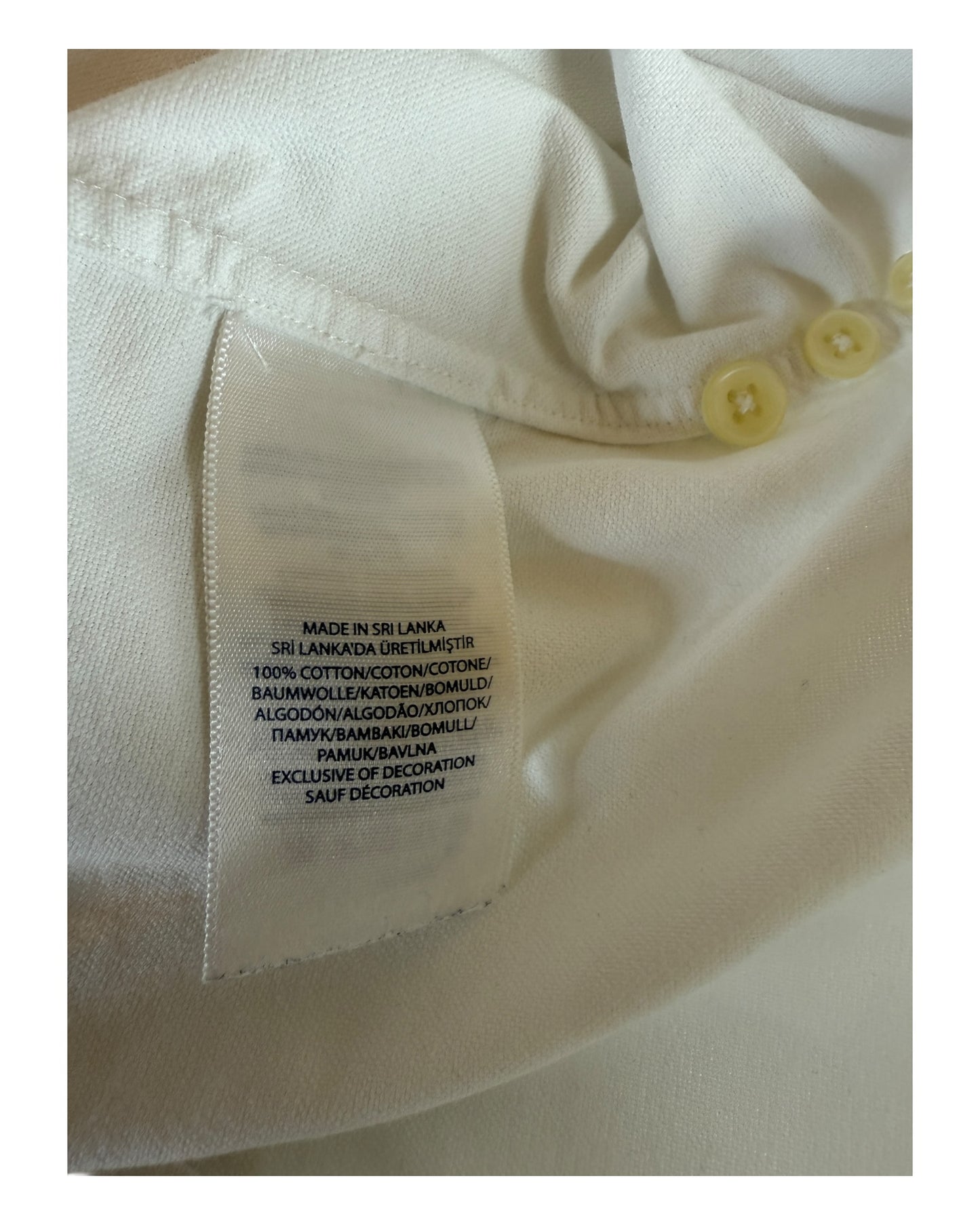Polo Ralph Lauren Oxfordhemd Bluse weiß Größe S