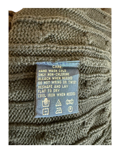 Polo Ralph Lauren Pullover Zopfmuster schwarz Größe S