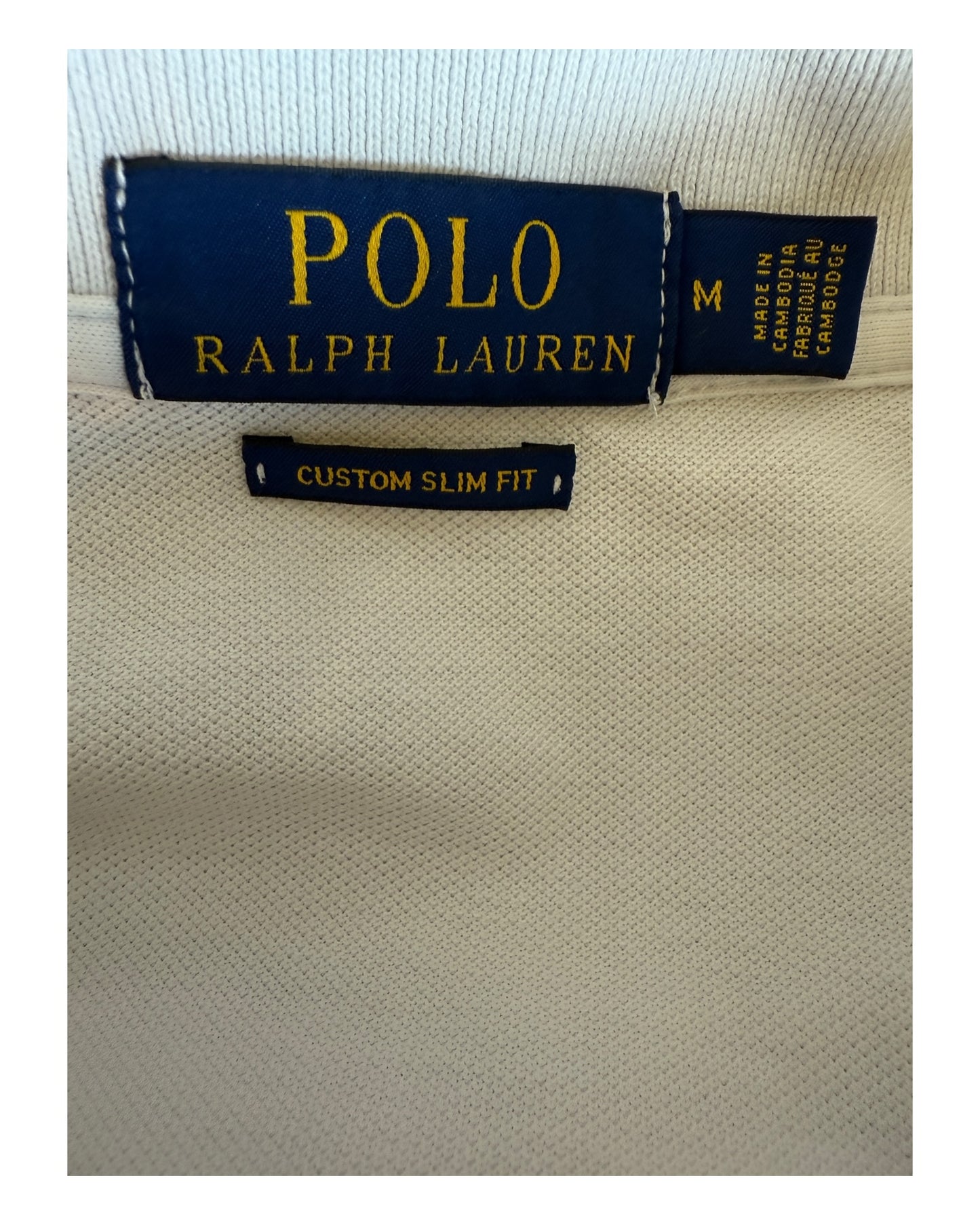 Polo Ralph Lauren Poloshirt weiß Größe M
