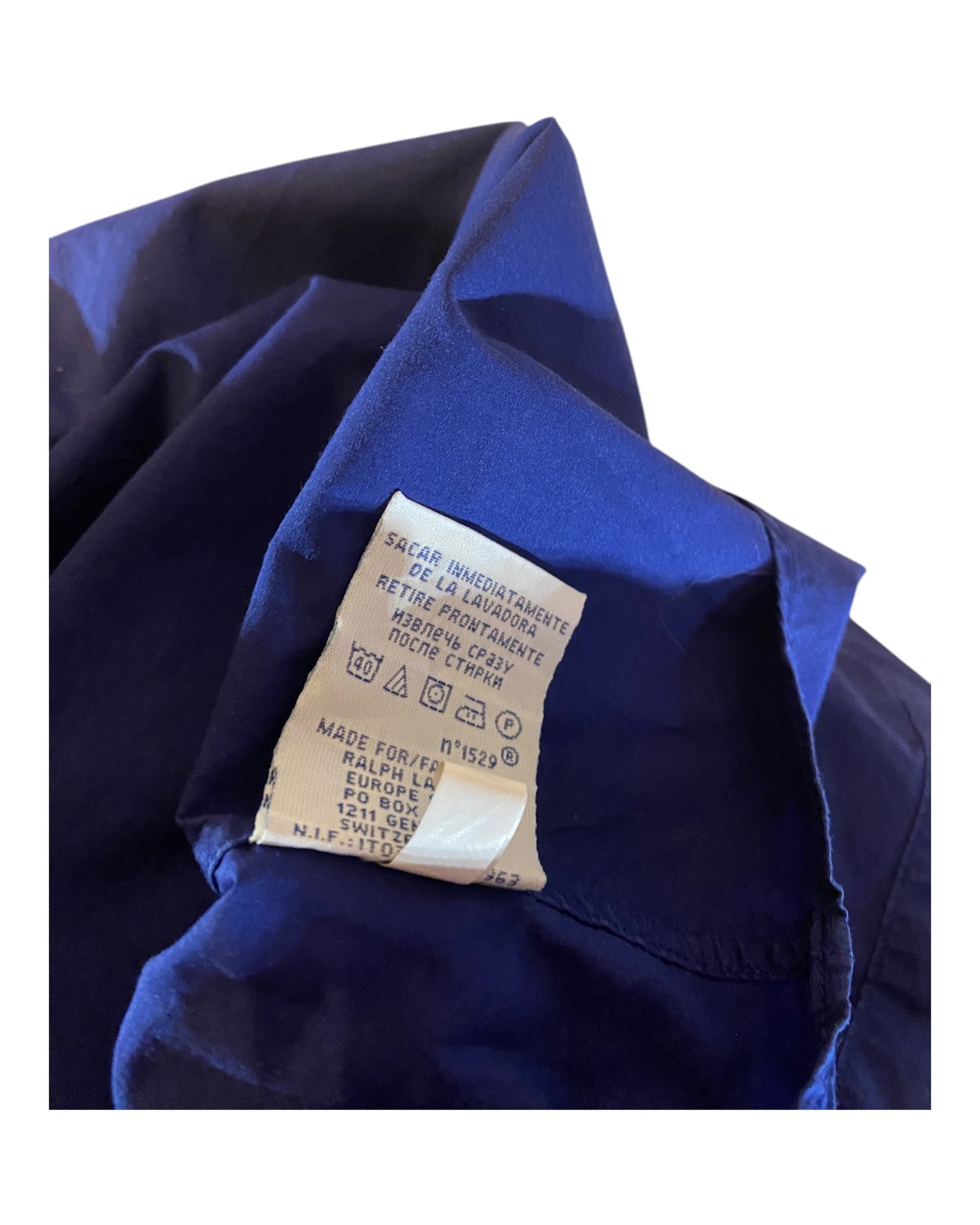 Polo Ralph Lauren Hemd royalblau Größe M