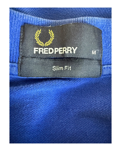 Fred Perry Poloshirt blau Größe M