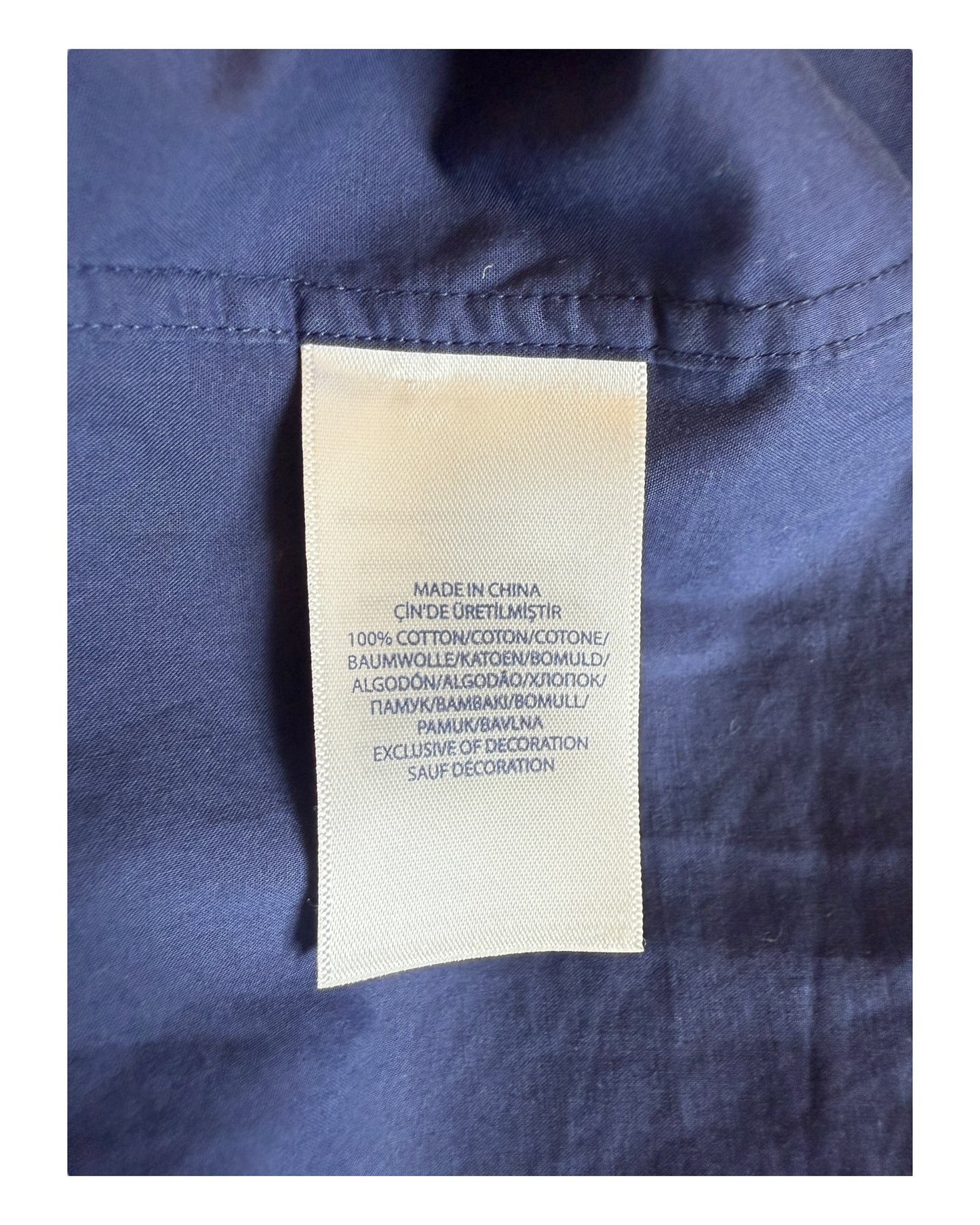Polo Ralph Lauren Hemd marineblau Größe L