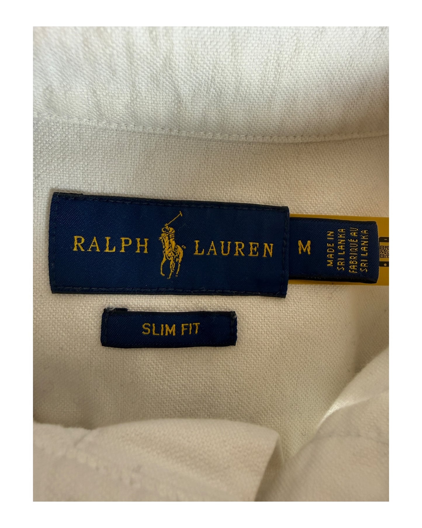 Polo Ralph Lauren Oxford Bluse weiß Größe M