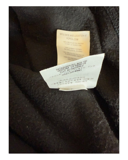 Patagonia Fleece Half Zip Pullover schwarz Größe XL