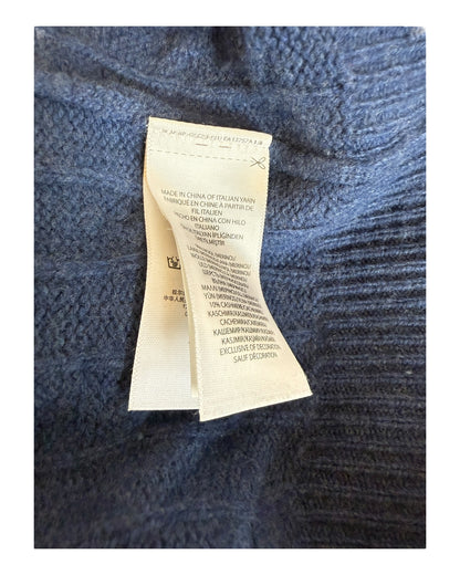 Polo Ralph Lauren Zopfmuster Pullover blau Größe S