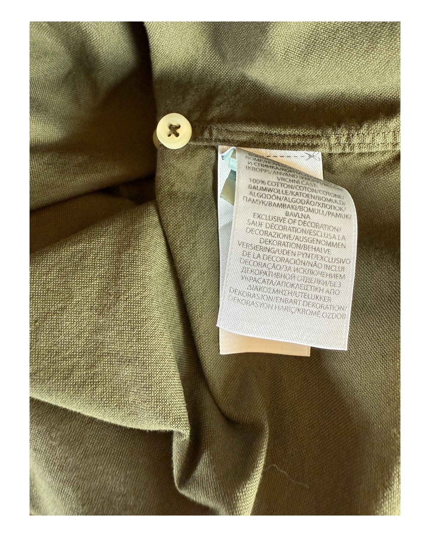 Polo Ralph Lauren Oxfordhemd khaki Größe M