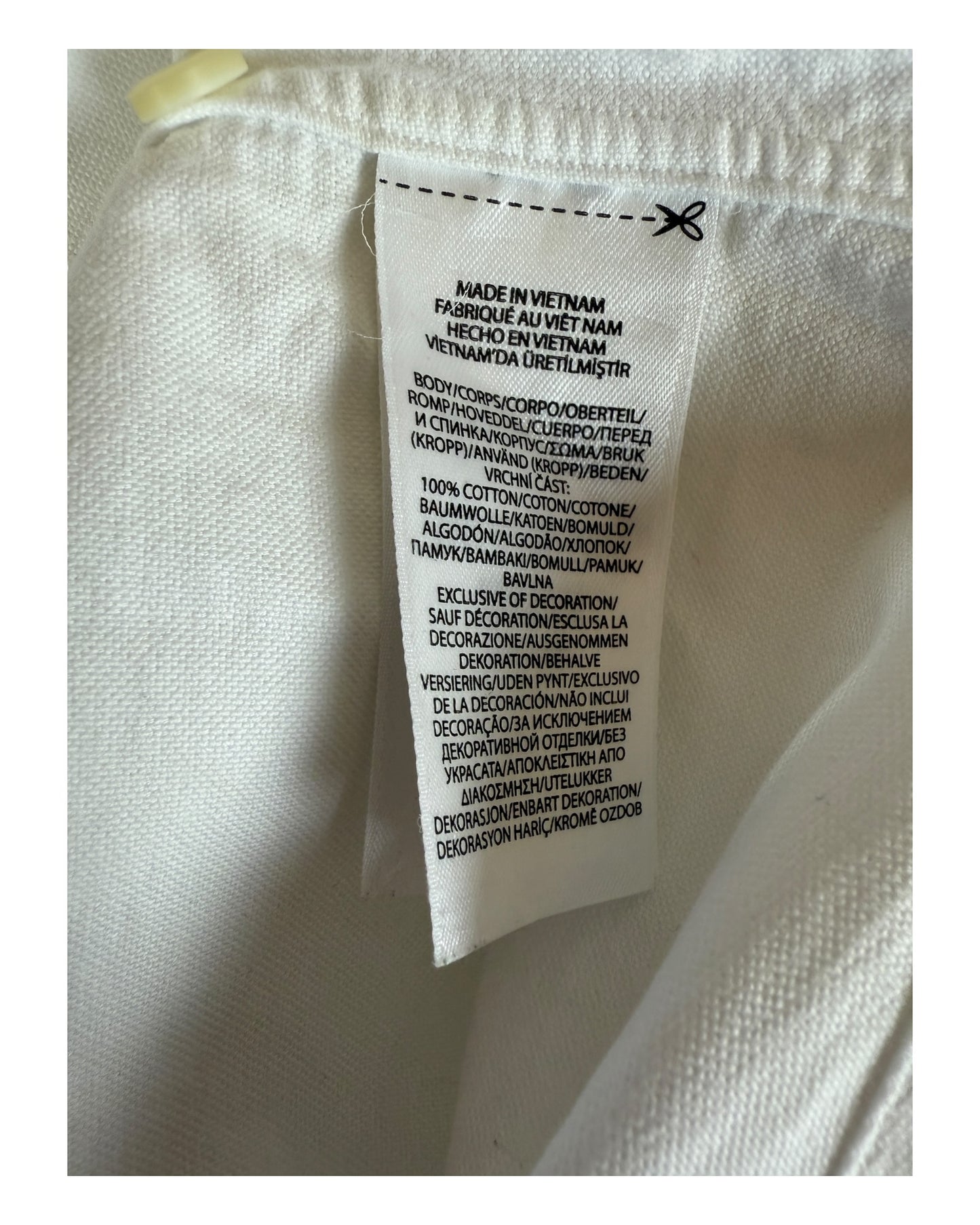 Polo Ralph Lauren Oxfordhemd weiß Größe M