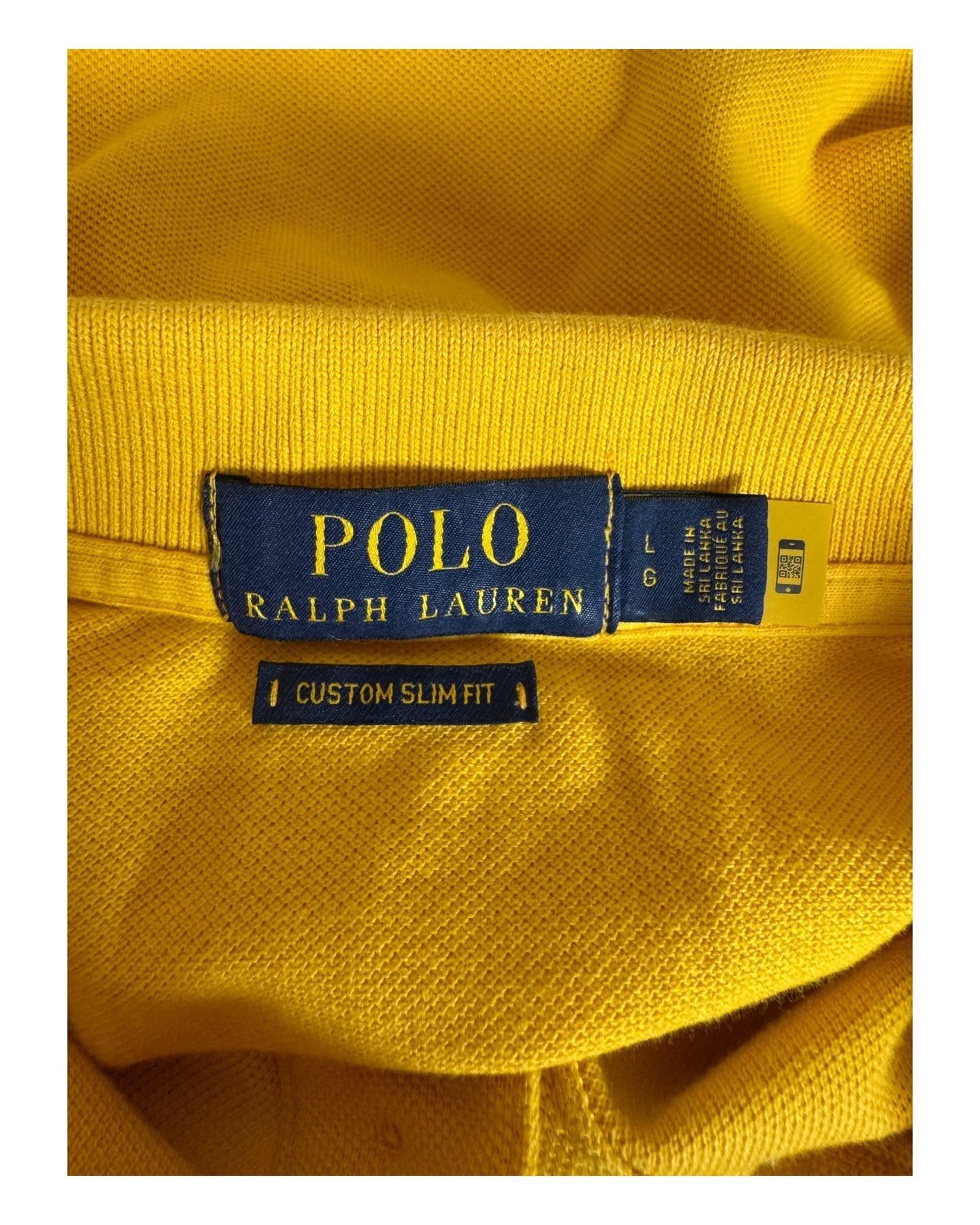 Polo Ralph Lauren polo shirt yellow size L