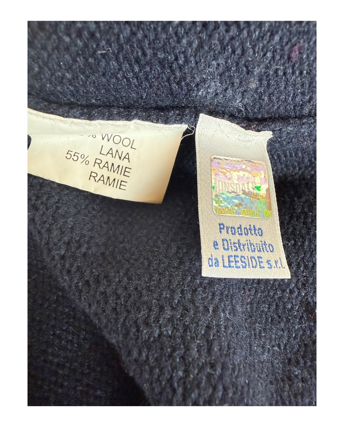 Lonsdale Half Zip Pullover marineblau Größe L