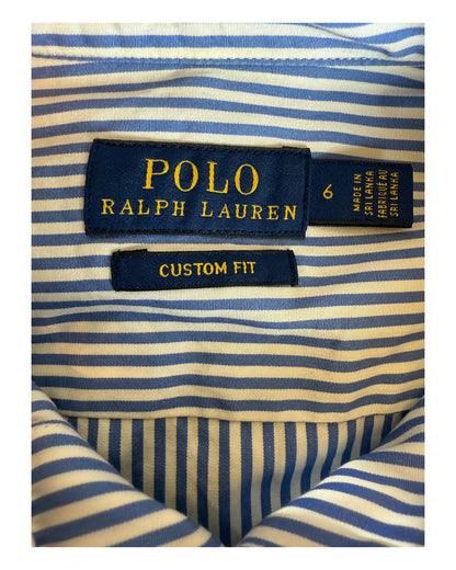 Polo Ralph Lauren Bluse blau weiß gestreift Größe M
