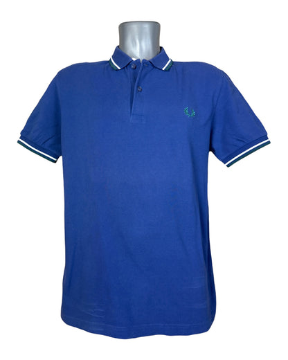 Fred Perry Poloshirt blau Größe M