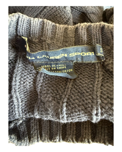 Polo Ralph Lauren Zopfmuster Pullover marineblau Größe S