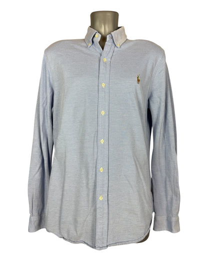 Polo Ralph Lauren Knit Oxfordhemd hellblau Größe L