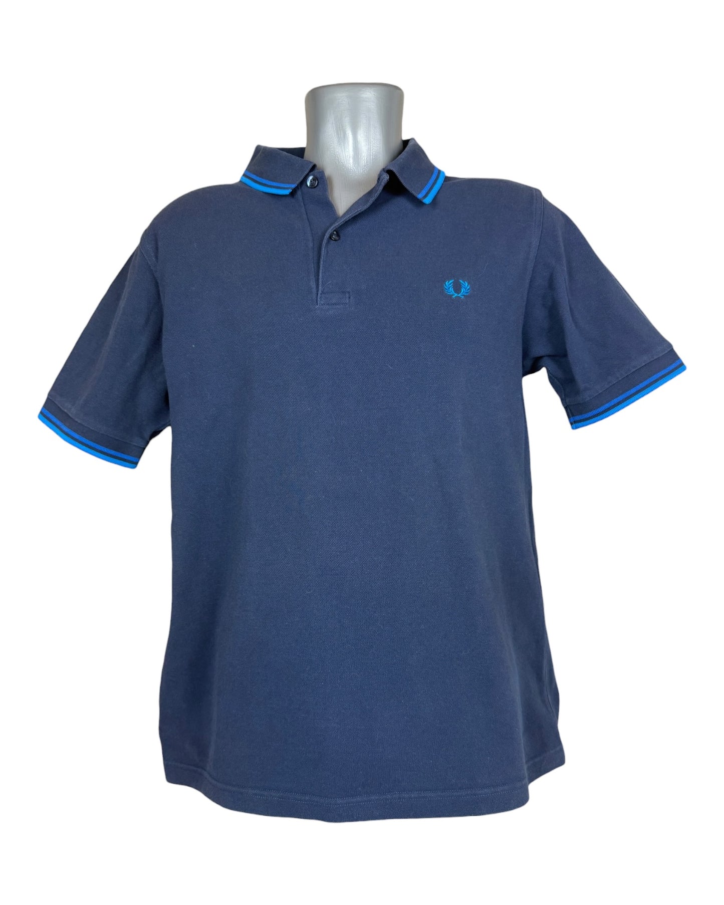 Fred Perry Poloshirt marineblau Größe L