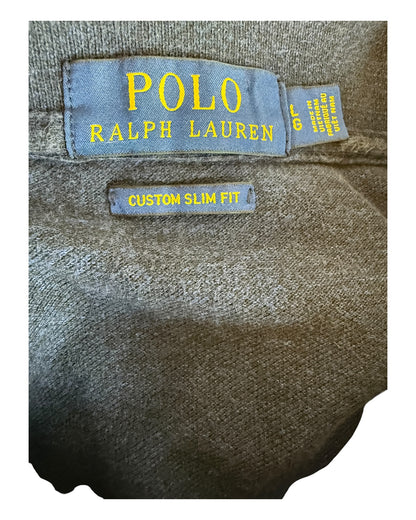 Polo Ralph Lauren Poloshirt marineblau meliert Größe L