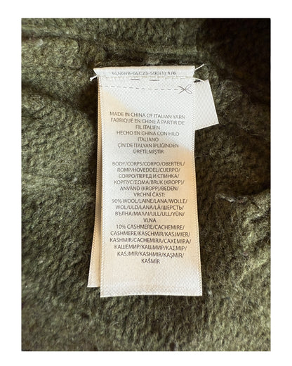 Polo Ralph Lauren Zopfmuster Pullover grün Größer S