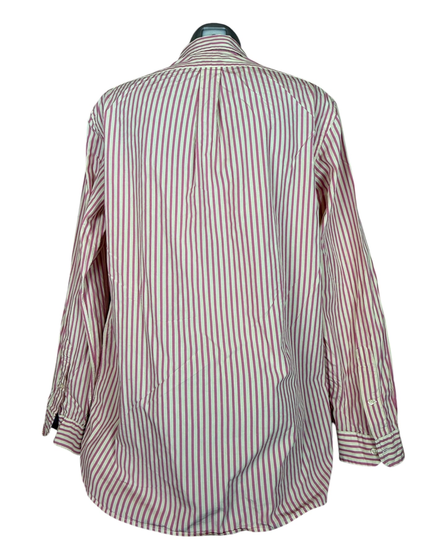 Polo Ralph Lauren Hemd pink weiß gestreift Größe L