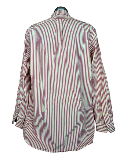 Polo Ralph Lauren Hemd pink weiß gestreift Größe L